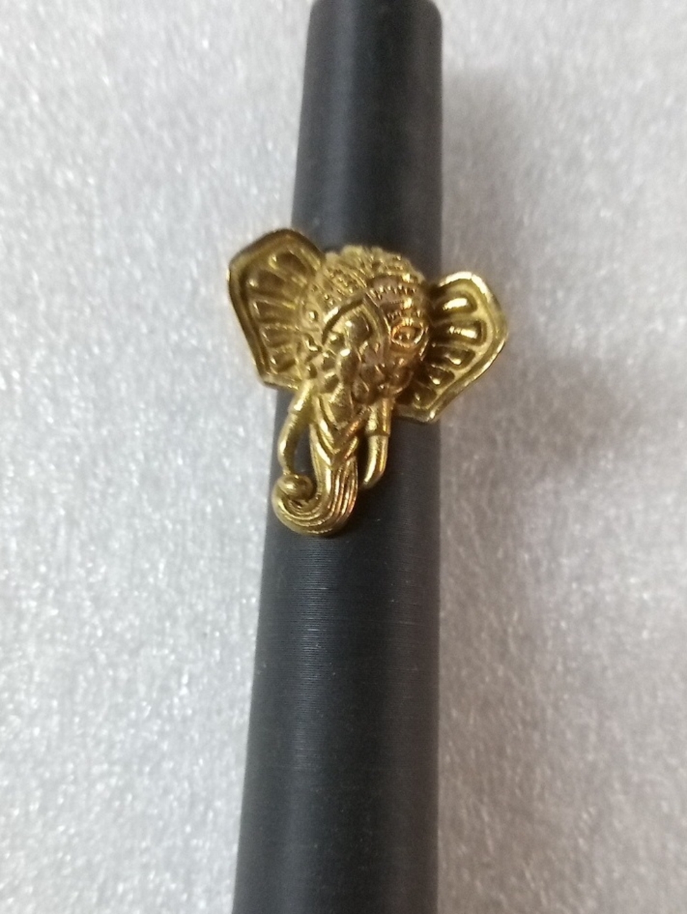Balsha Brass Elephant Ring #A510